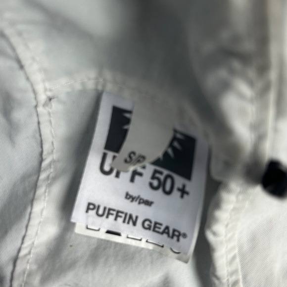 Puffin Gear Black & White Animal Print UPF 50 Bucket Style Sun Hat - Picture 10 of 13